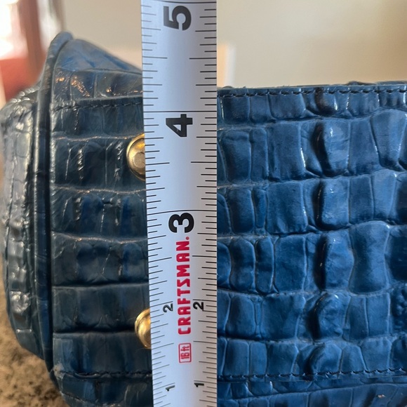 BRAHMIN ARGAN ELISA SAPPHIRE leather hobo shoulder bag - Picture 8 of 10